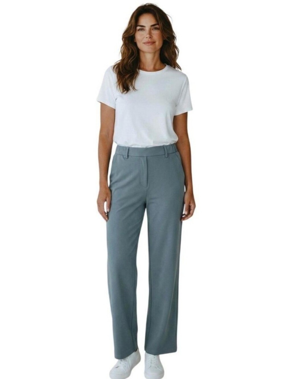 32 Degrees Cool Women's Stretch Twill Pull-On Pants Blue Extra Large XL NWT